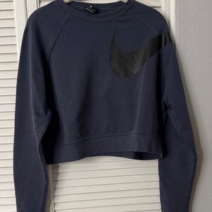 Nike Women's grey blue Sweatshirt